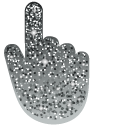 Battleship Grey Glitter