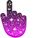 Black Pink Glitter