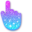 Blue and Pink Glitter