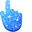 Blue Glitter