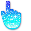Blue Turquoise Glitter