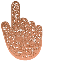 Burnt Sienna Glitter