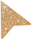 Camel Orange Glitter