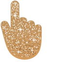 Camel Orange Glitter