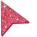 Cerise Pink Glitter