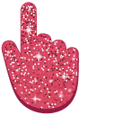 Cerise Pink Glitter