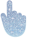 Columbia Blue Glitter
