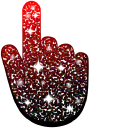 Crimson Noir Glitter