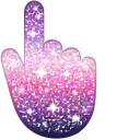Dark Pink and Purple Unicorn Glitter
