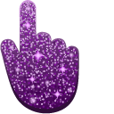 Dark Purple Glitter
