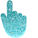 Electric Blue Glitter