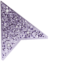 English Violet Glitter