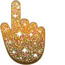 Firebush Orange Glitter