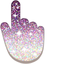 Purple Beige Glitter