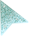 Robin Egg Blue Glitter