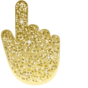Saffron Yellow Glitter