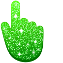 Spring Green Glitter