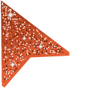 Tangelo Orange Glitter