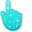 Turquoise Glitter