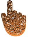 UT Orange Glitter