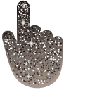 Van Dyke Brown Glitter