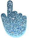 Vista Blue Glitter
