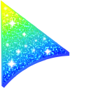 Yellow-Green-Blue Glitter