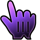 Black Purple Glow Gradient