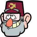 Gravity Falls Grunkle Stan and 8-ball Cane