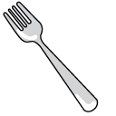 Gudetama and a Silver Fork