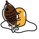 Gudetama and a Soy Sauce Fish