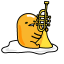 Gudetama and a Trumpet