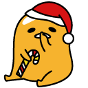Gudetama and Candy Cane