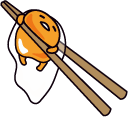 Gudetama and Chopsticks