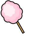 Gudetama and Cotton Candy