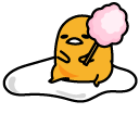 Gudetama and Cotton Candy