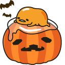 Gudetama and Pumpkin