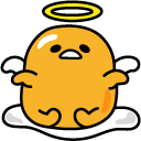 Gudetama Angel and Halo