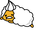 Gudetama Beaten Egg and Whisk
