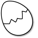 Gudetama Hiding in Eggshell