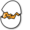 Gudetama Hiding in Eggshell