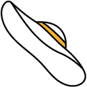 Gudetama in Beach Hat