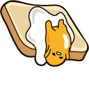 Gudetama on Toast
