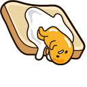 Gudetama on Toast