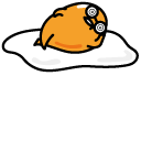 Gudetama Studyegg with Glasses