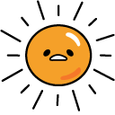 Gudetama Sun and Light Bulb