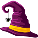 Halloween Cauldron and Witch's Hat
