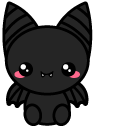 Halloween Cute Bat and Voodoo Cat