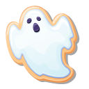 Halloween Ghost and Pumpkin Cookies