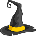Witch Broom and Hat